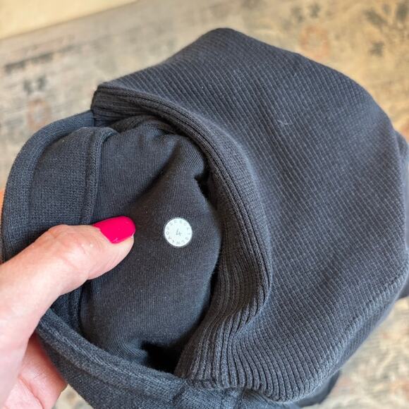 Lululemon Scuba Full Zip Sweatshirt Black 4 - Picture 4 of 4